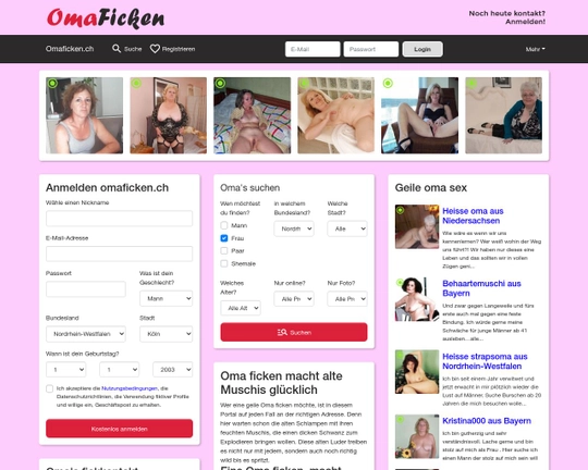 Oma Ficken – Reife Weiber suchen Sextreffen Logo